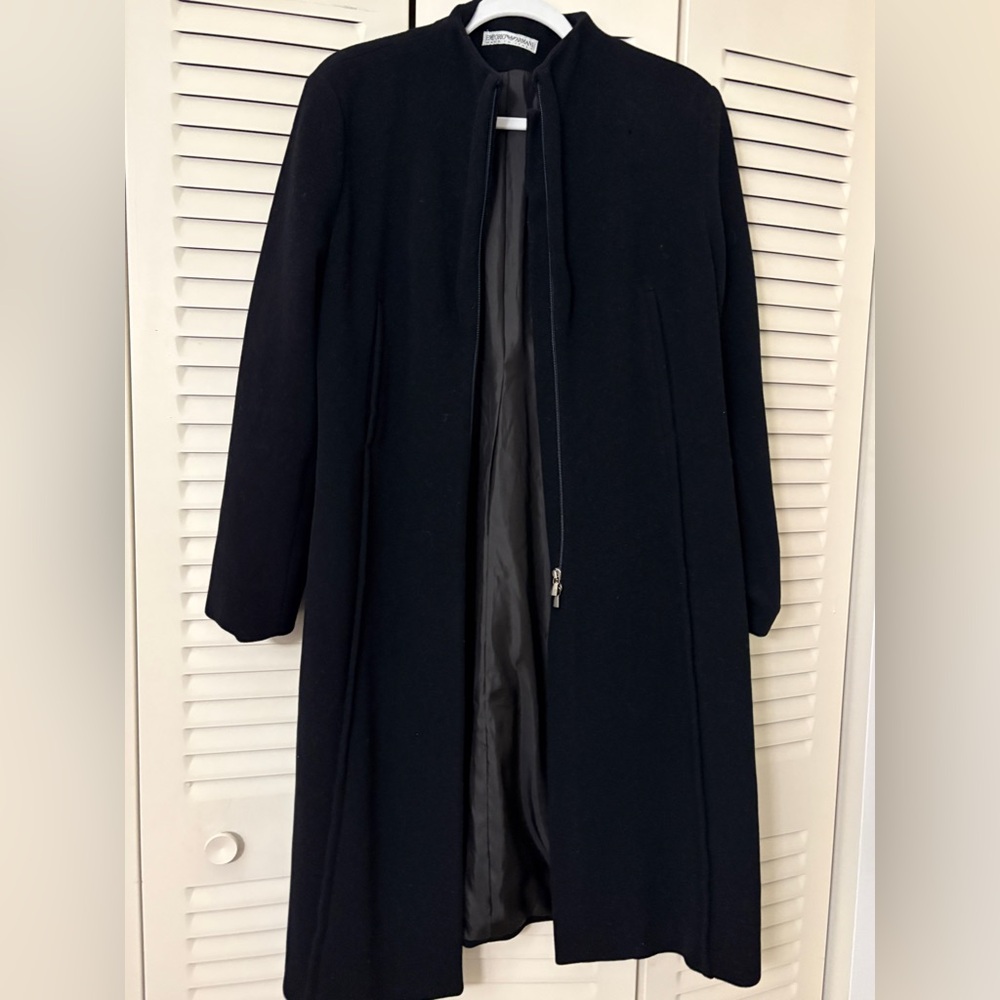 Emporio Armani Vintage Black Coat